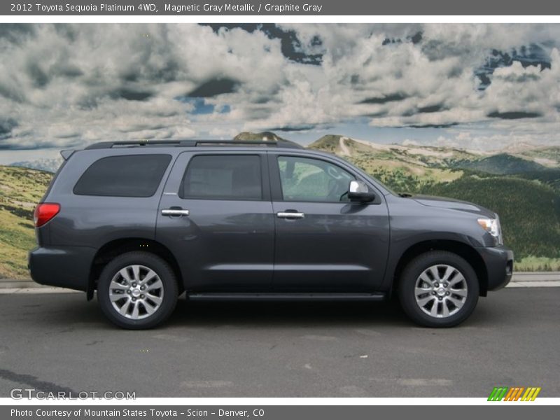 Magnetic Gray Metallic / Graphite Gray 2012 Toyota Sequoia Platinum 4WD