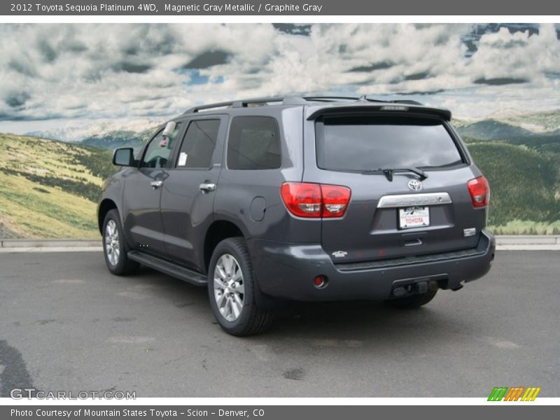Magnetic Gray Metallic / Graphite Gray 2012 Toyota Sequoia Platinum 4WD