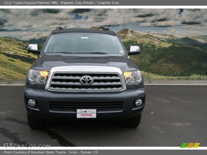 Magnetic Gray Metallic / Graphite Gray 2012 Toyota Sequoia Platinum 4WD