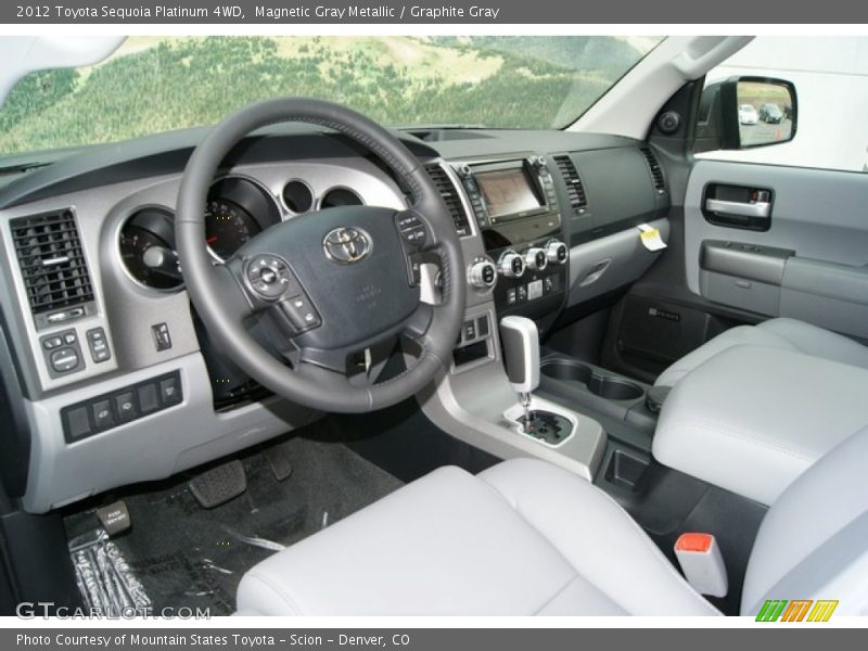 Magnetic Gray Metallic / Graphite Gray 2012 Toyota Sequoia Platinum 4WD