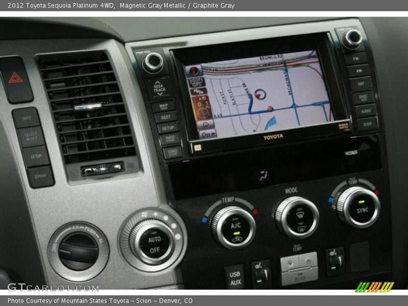 Magnetic Gray Metallic / Graphite Gray 2012 Toyota Sequoia Platinum 4WD