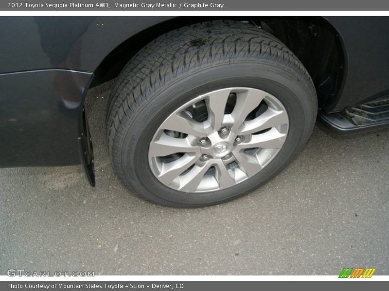 Magnetic Gray Metallic / Graphite Gray 2012 Toyota Sequoia Platinum 4WD
