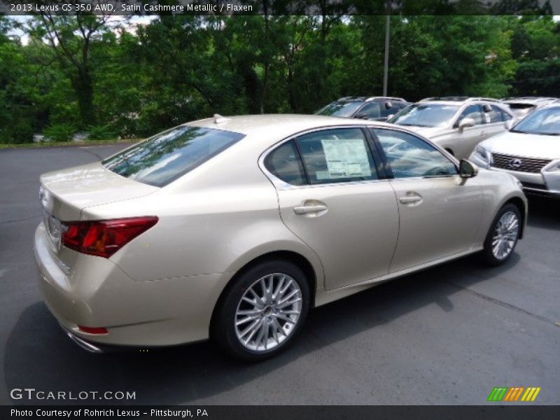 Satin Cashmere Metallic / Flaxen 2013 Lexus GS 350 AWD