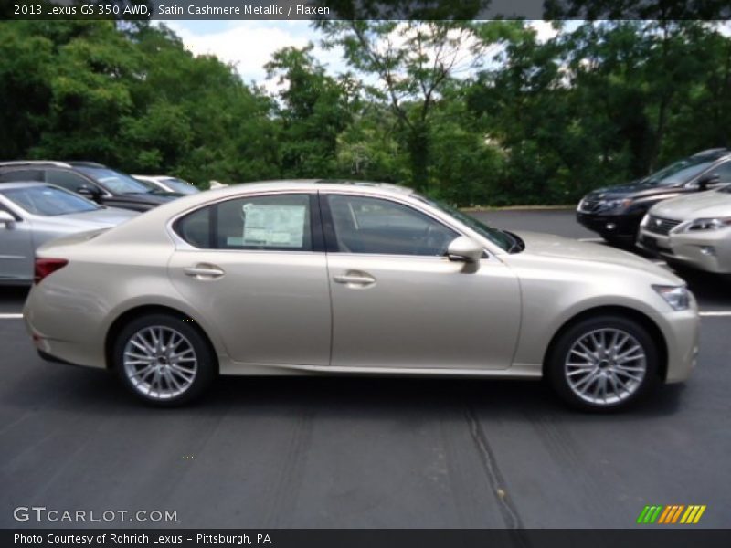 Satin Cashmere Metallic / Flaxen 2013 Lexus GS 350 AWD