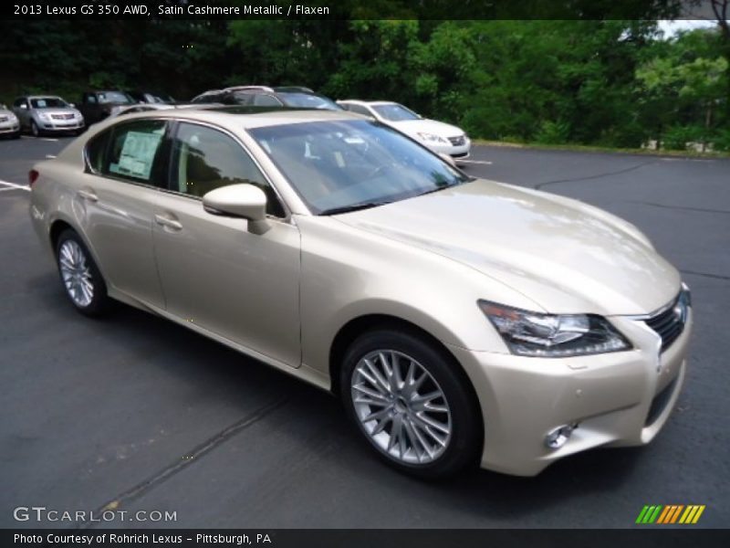 Satin Cashmere Metallic / Flaxen 2013 Lexus GS 350 AWD