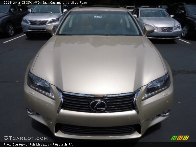 Satin Cashmere Metallic / Flaxen 2013 Lexus GS 350 AWD