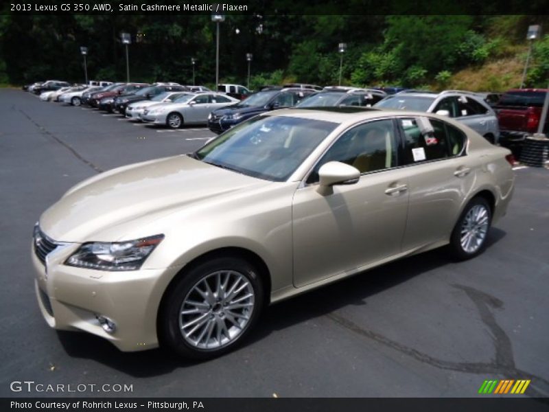 Satin Cashmere Metallic / Flaxen 2013 Lexus GS 350 AWD