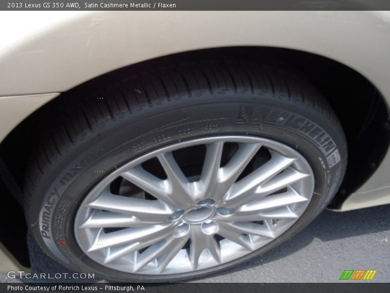 Satin Cashmere Metallic / Flaxen 2013 Lexus GS 350 AWD
