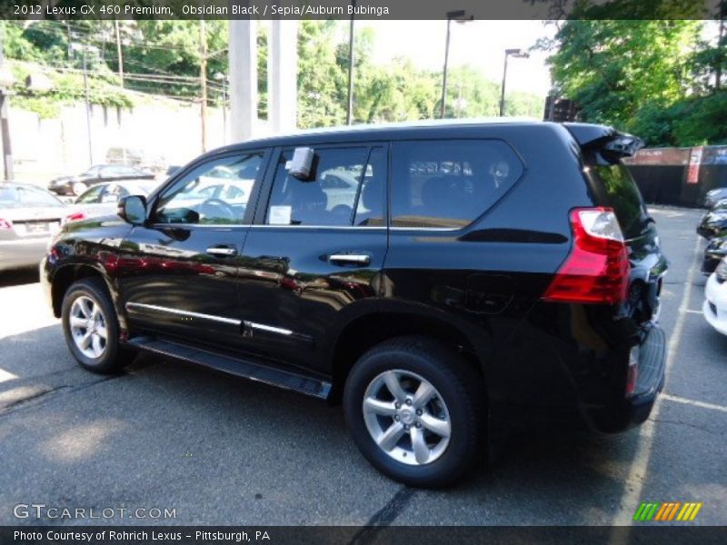 Obsidian Black / Sepia/Auburn Bubinga 2012 Lexus GX 460 Premium