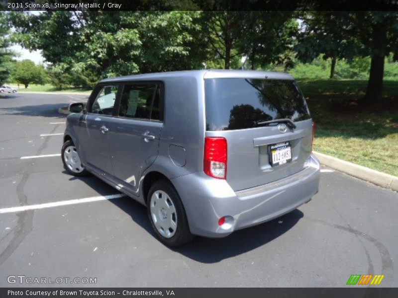 Stingray Metallic / Gray 2011 Scion xB