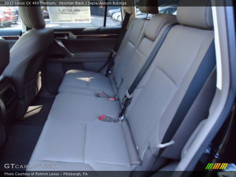 Obsidian Black / Sepia/Auburn Bubinga 2012 Lexus GX 460 Premium