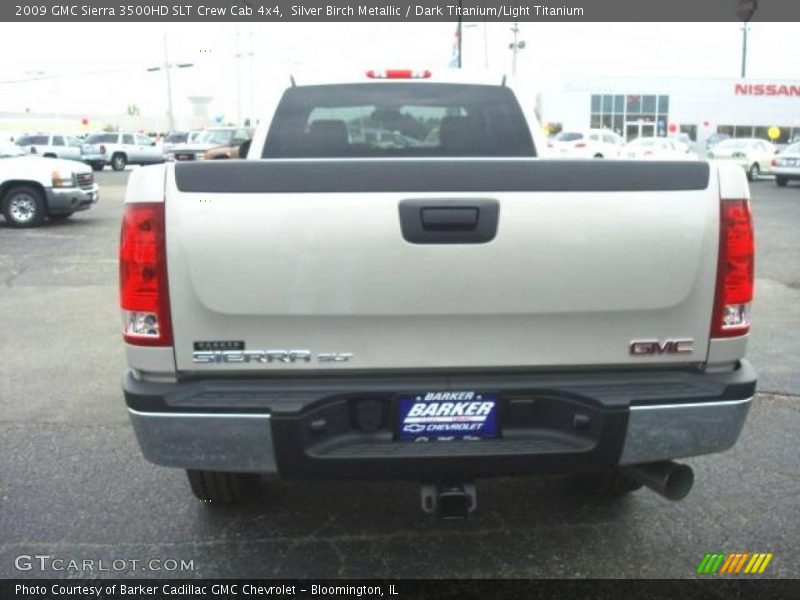 Silver Birch Metallic / Dark Titanium/Light Titanium 2009 GMC Sierra 3500HD SLT Crew Cab 4x4