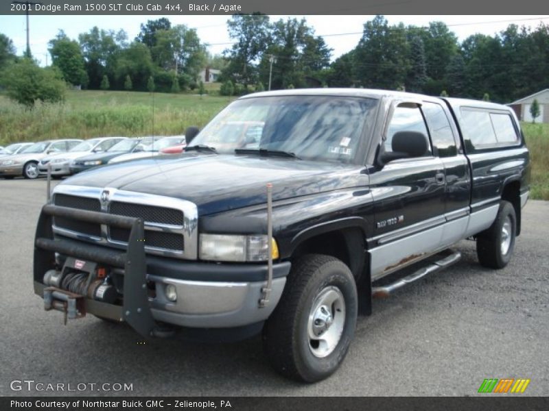 Black / Agate 2001 Dodge Ram 1500 SLT Club Cab 4x4