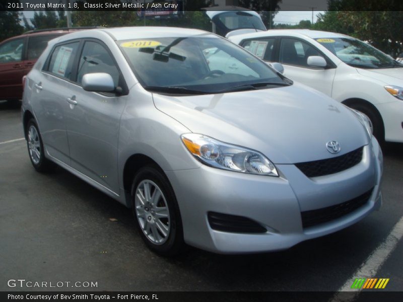 Classic Silver Metallic / Ash Gray 2011 Toyota Matrix 1.8