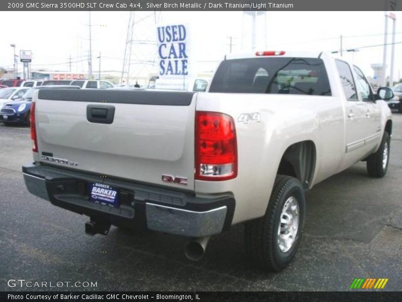 Silver Birch Metallic / Dark Titanium/Light Titanium 2009 GMC Sierra 3500HD SLT Crew Cab 4x4