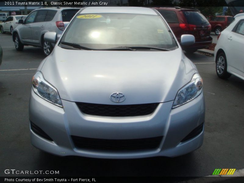 Classic Silver Metallic / Ash Gray 2011 Toyota Matrix 1.8