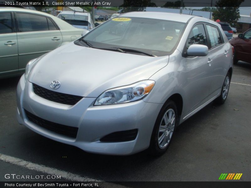 Classic Silver Metallic / Ash Gray 2011 Toyota Matrix 1.8