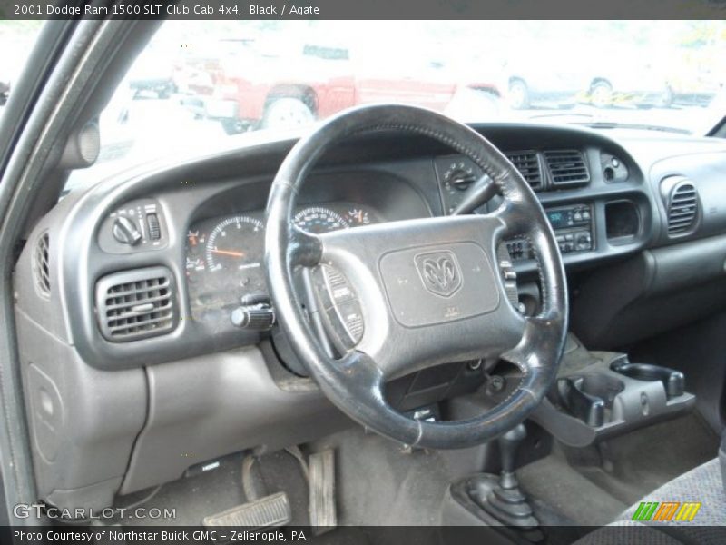 Black / Agate 2001 Dodge Ram 1500 SLT Club Cab 4x4