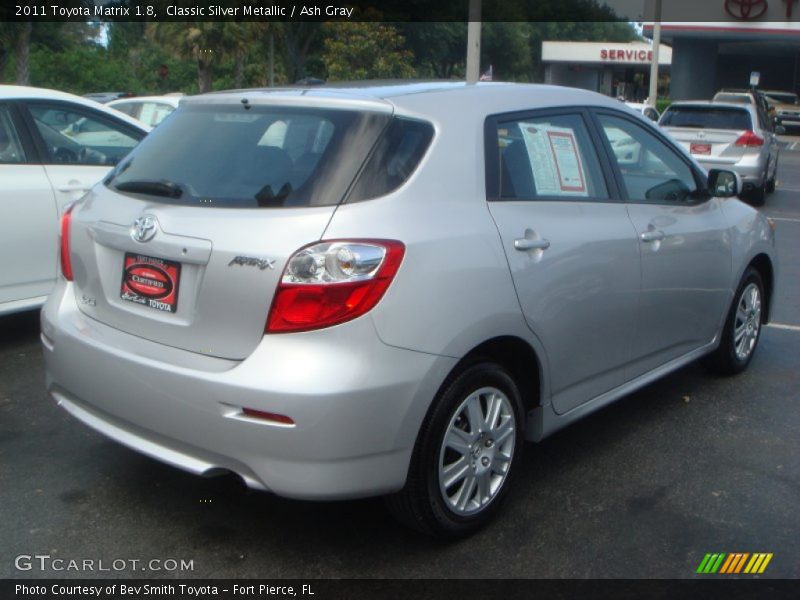 Classic Silver Metallic / Ash Gray 2011 Toyota Matrix 1.8