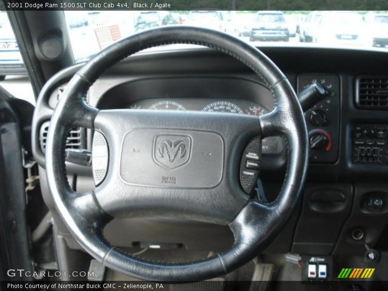 Black / Agate 2001 Dodge Ram 1500 SLT Club Cab 4x4