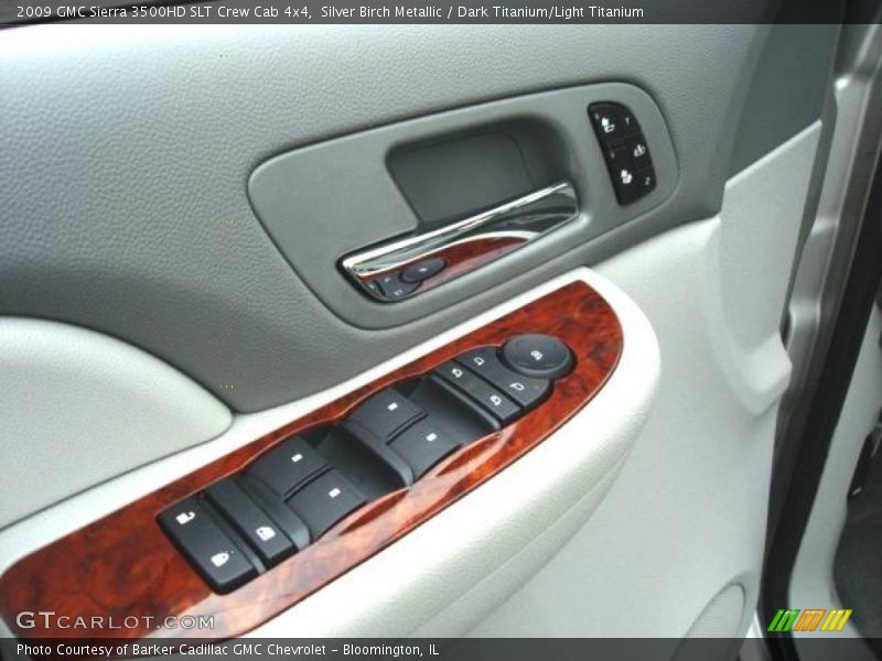 Silver Birch Metallic / Dark Titanium/Light Titanium 2009 GMC Sierra 3500HD SLT Crew Cab 4x4