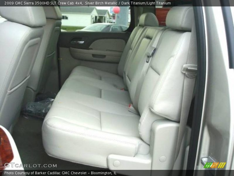 Silver Birch Metallic / Dark Titanium/Light Titanium 2009 GMC Sierra 3500HD SLT Crew Cab 4x4