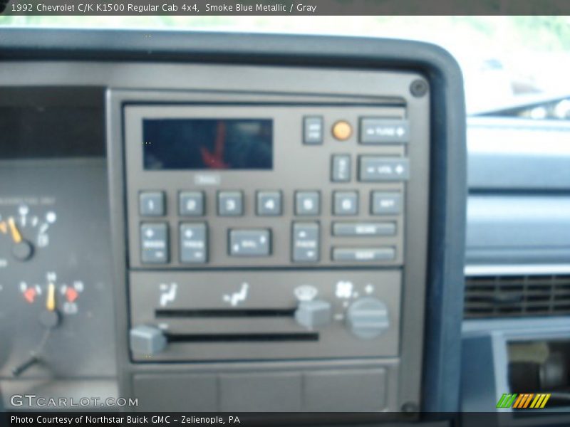 Smoke Blue Metallic / Gray 1992 Chevrolet C/K K1500 Regular Cab 4x4