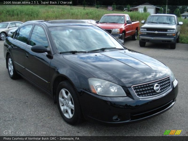 Super Black / Charcoal 2006 Nissan Altima 2.5 S