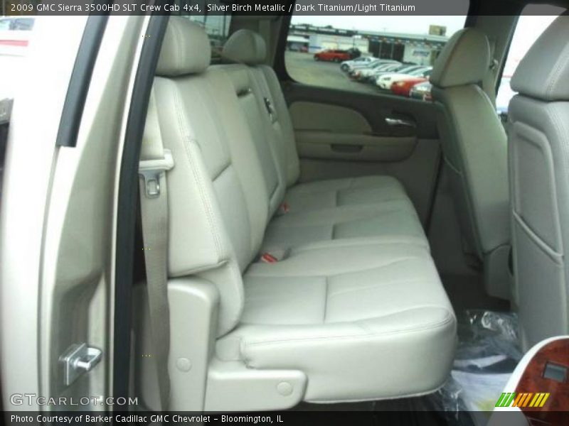 Silver Birch Metallic / Dark Titanium/Light Titanium 2009 GMC Sierra 3500HD SLT Crew Cab 4x4