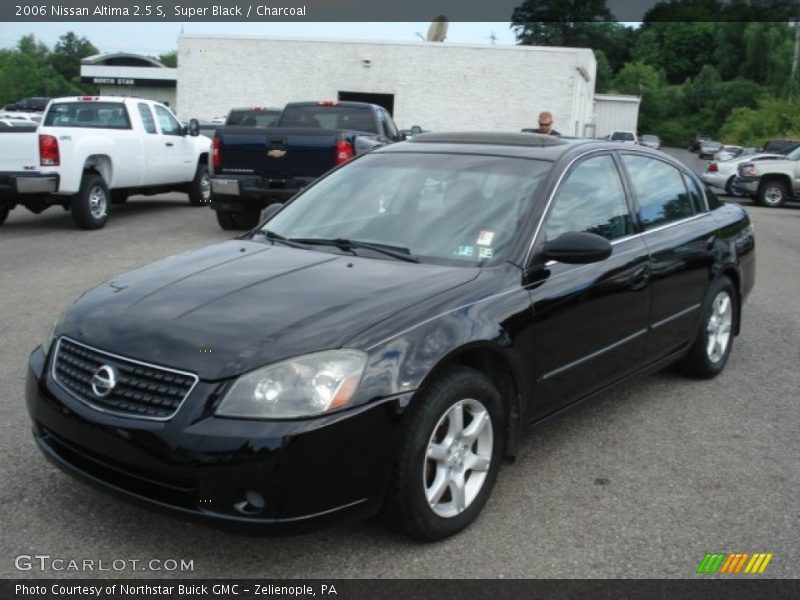 Super Black / Charcoal 2006 Nissan Altima 2.5 S