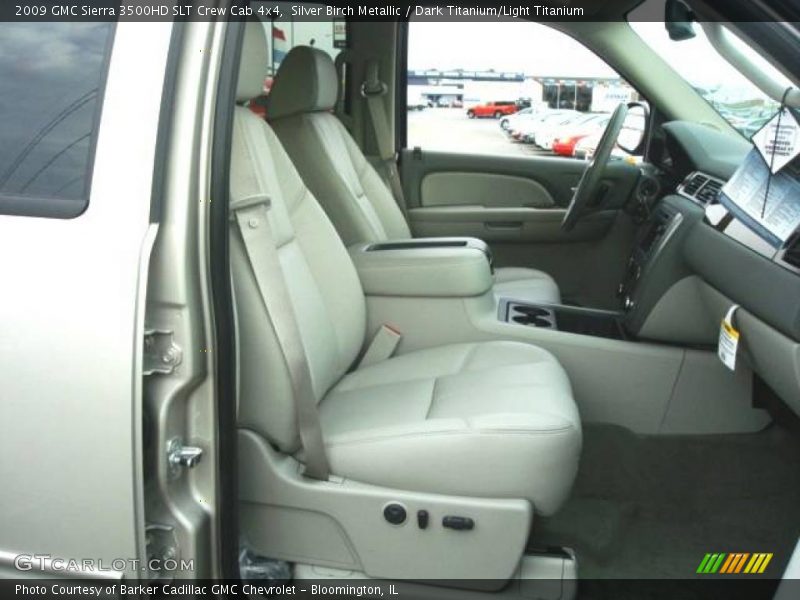 Silver Birch Metallic / Dark Titanium/Light Titanium 2009 GMC Sierra 3500HD SLT Crew Cab 4x4