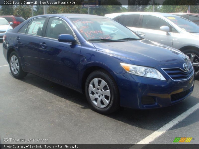 Blue Ribbon Metallic / Ash 2011 Toyota Camry LE