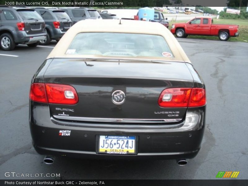 Dark Mocha Metallic / Cocoa/Cashmere 2008 Buick Lucerne CXS