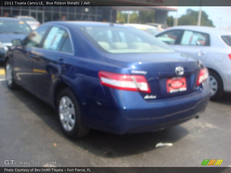 Blue Ribbon Metallic / Ash 2011 Toyota Camry LE