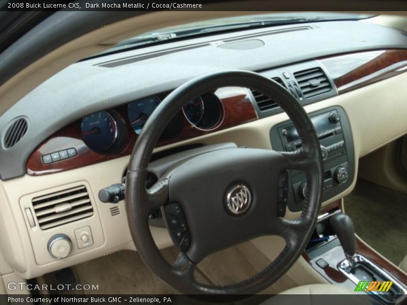 Dark Mocha Metallic / Cocoa/Cashmere 2008 Buick Lucerne CXS