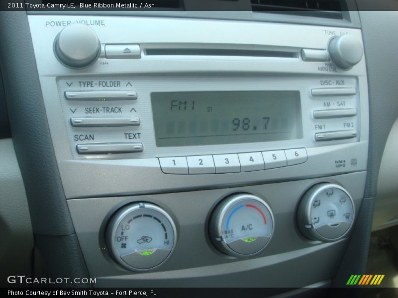 Blue Ribbon Metallic / Ash 2011 Toyota Camry LE