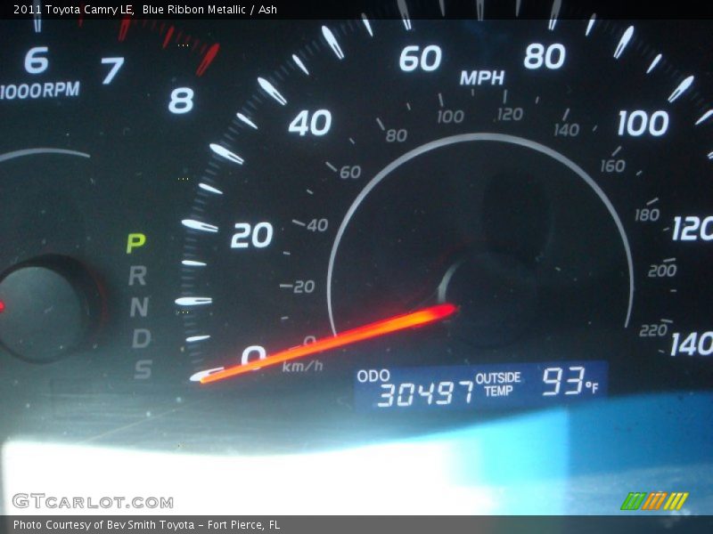 Blue Ribbon Metallic / Ash 2011 Toyota Camry LE