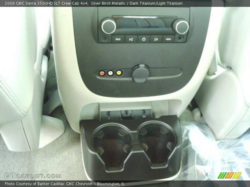 Silver Birch Metallic / Dark Titanium/Light Titanium 2009 GMC Sierra 3500HD SLT Crew Cab 4x4