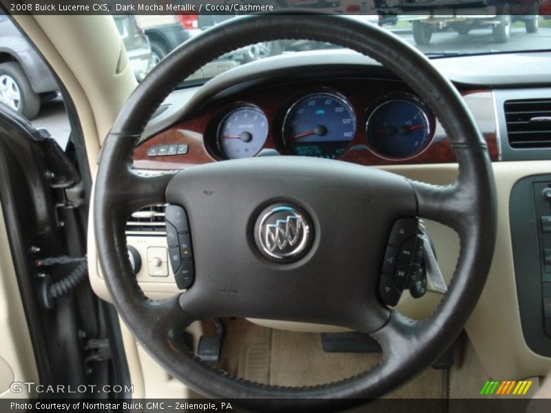 Dark Mocha Metallic / Cocoa/Cashmere 2008 Buick Lucerne CXS