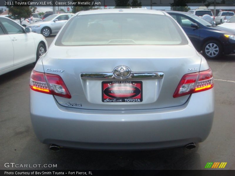 Classic Silver Metallic / Ash 2011 Toyota Camry XLE V6