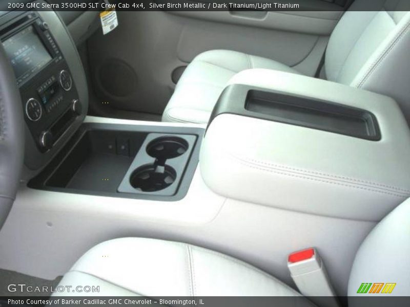 Silver Birch Metallic / Dark Titanium/Light Titanium 2009 GMC Sierra 3500HD SLT Crew Cab 4x4