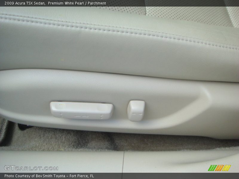 Premium White Pearl / Parchment 2009 Acura TSX Sedan