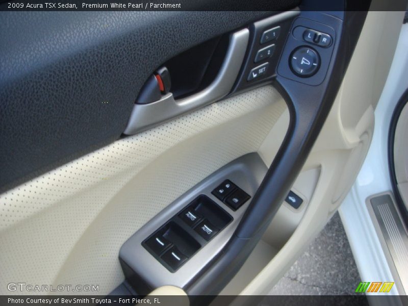 Premium White Pearl / Parchment 2009 Acura TSX Sedan