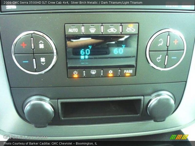 Silver Birch Metallic / Dark Titanium/Light Titanium 2009 GMC Sierra 3500HD SLT Crew Cab 4x4