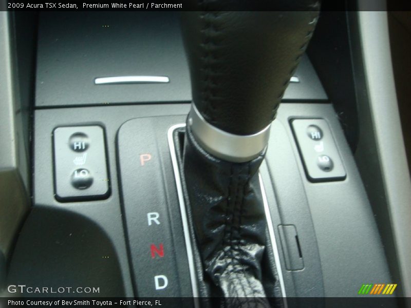 Premium White Pearl / Parchment 2009 Acura TSX Sedan