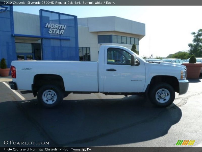 Summit White / Ebony 2010 Chevrolet Silverado 2500HD Regular Cab 4x4