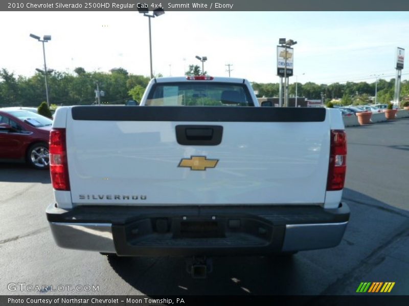 Summit White / Ebony 2010 Chevrolet Silverado 2500HD Regular Cab 4x4