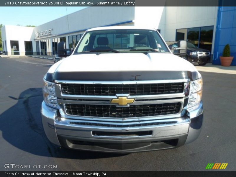 Summit White / Ebony 2010 Chevrolet Silverado 2500HD Regular Cab 4x4