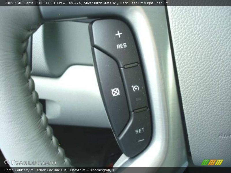 Silver Birch Metallic / Dark Titanium/Light Titanium 2009 GMC Sierra 3500HD SLT Crew Cab 4x4