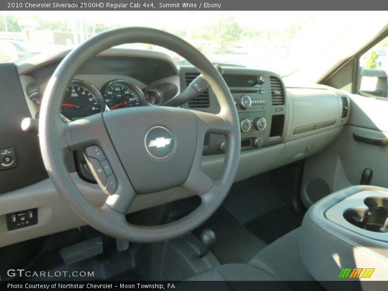 Summit White / Ebony 2010 Chevrolet Silverado 2500HD Regular Cab 4x4